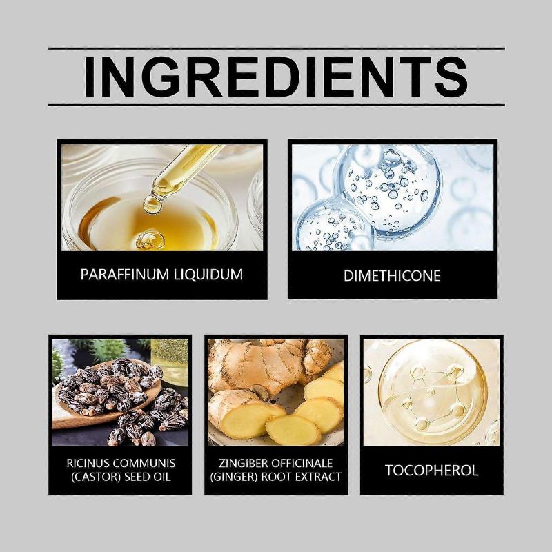 Black Castor Hair Care Essential Oil Nourishes Scalp Soft and Smooth Hair Moisturizing Light Hair Care Essence Oil