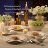 Ru Han Ceramic Embossed Dot Dinnerware Set