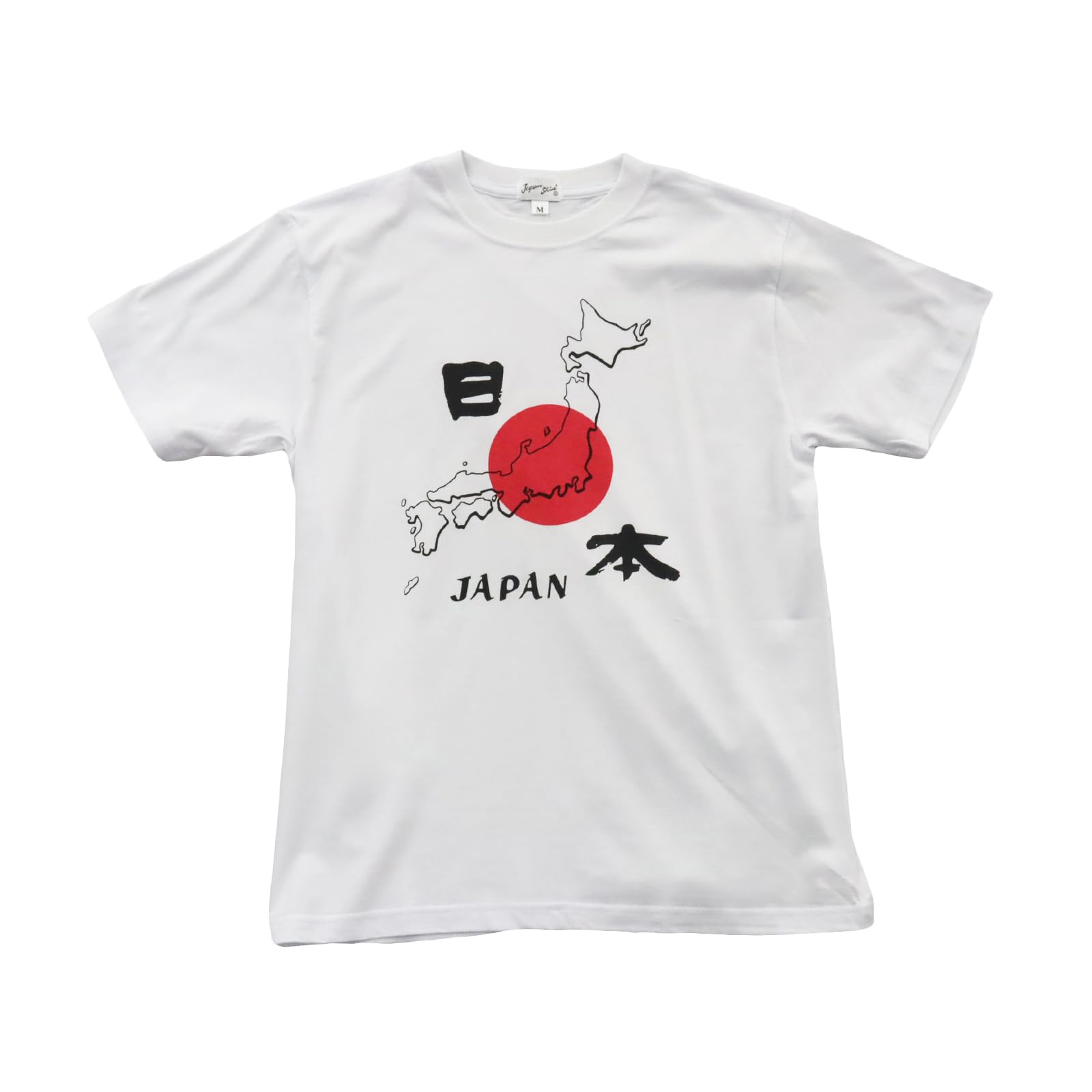 Japanese Souvenir Map of S White Shin-ei [T-shirt Japan]