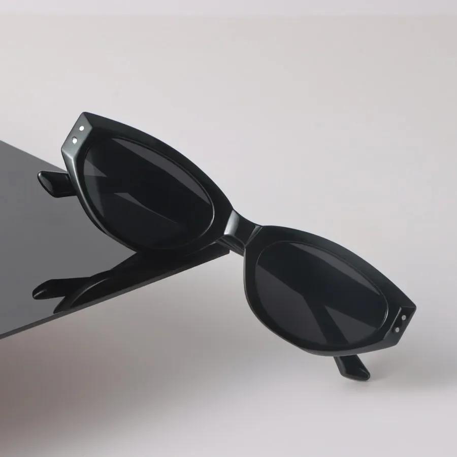 Small Oval Sunglasses Women Men Retro Luxury Female Male Mirror Clear Designer Eyewear Sexy Brand Black Sun Glasses
