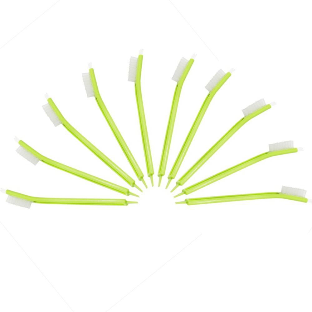 10Pcs Plastic Cleaning Brushes Multipurpose Scrubber Brushes Crevice Brushes  Kitchen Bathroom