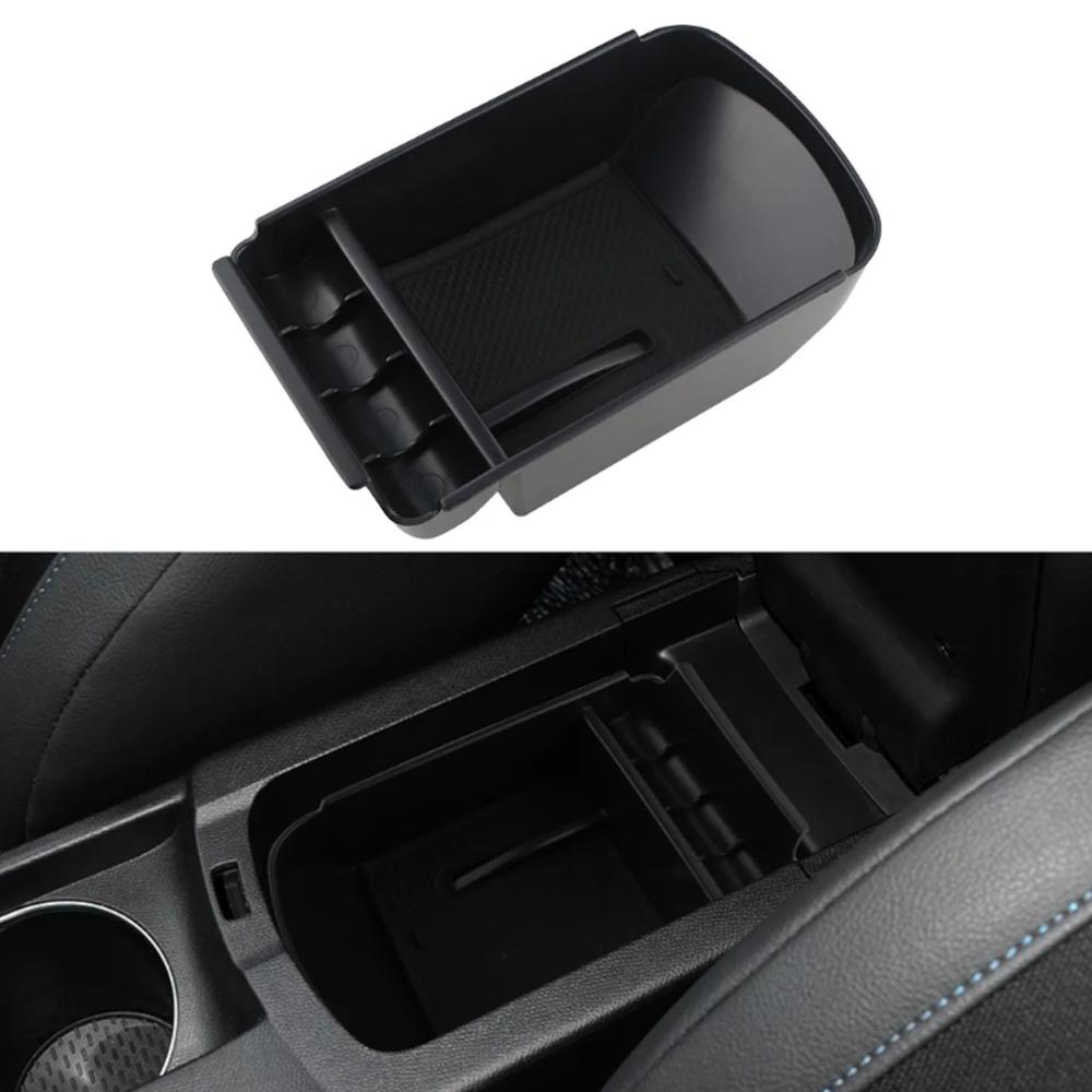 For Peugeot 308 2016 2017 2018 2019 ABS Car Armrest Storage Box Holder Central Control Tray  Accessories