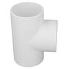 3 Way Duct Connector Corrosion Resistant PVC T Shape Round Pipe Fitting 3 Holes Hose Adapter Splitter