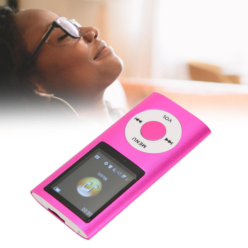 Player Support Memory Card Ultra Thin LCD MP3 Player with Bluetooth for Students Running Walking