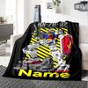Customiz Name Personality Gundam Blanket Soft &Warm Sofa Office Bed Travel Lunch Break Blanket, Gift Suitable All Seasons