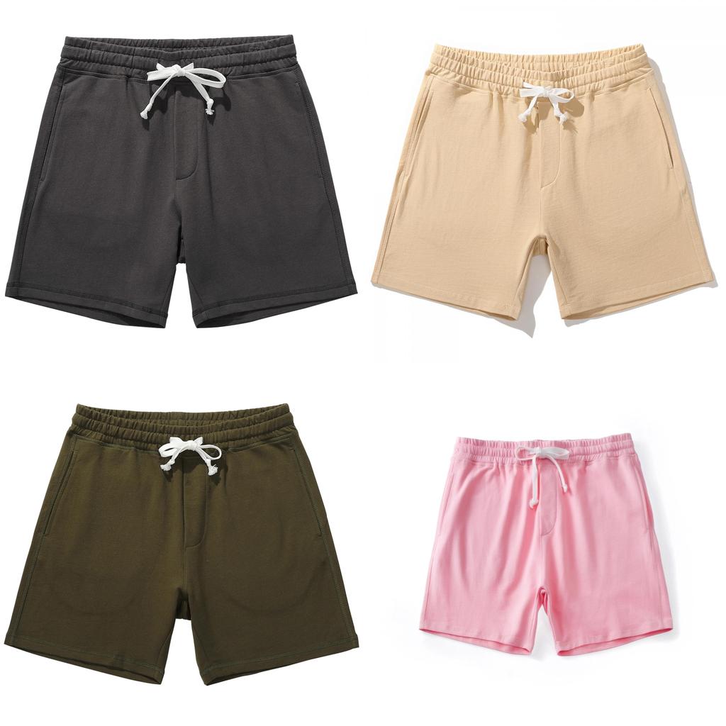 Men Summer Cotton Casual Shorts With Drawstring Waist For Active Wear And Youth Comfort