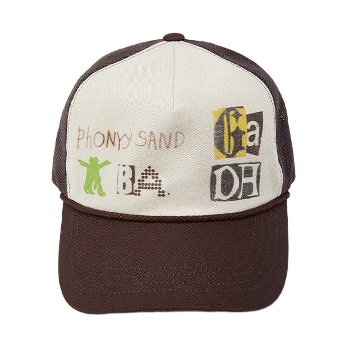 Open Yy Yy Phonetic Trucker Cap Brown ONE SIZE коричневый