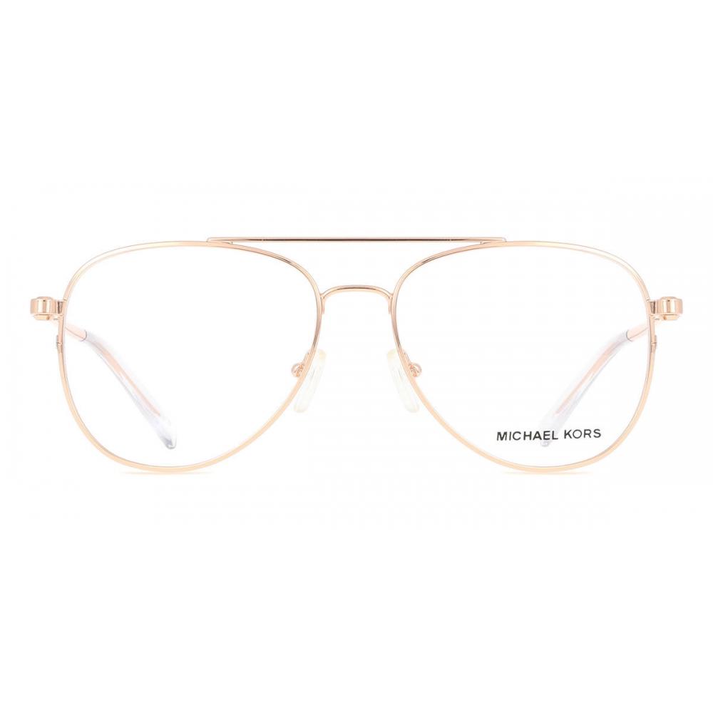 Michael Kors Mk3089 Sao Paulo 1108 Women Eyeglasses Shiny Rose Gold/56-15-140
