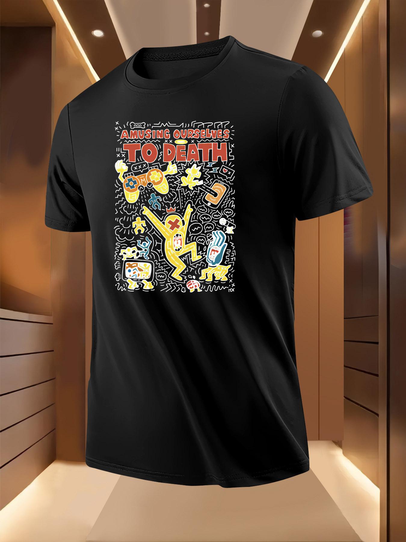 Entertainment to Death Graphic Tshirt Graphic Tshirt - Ca... M