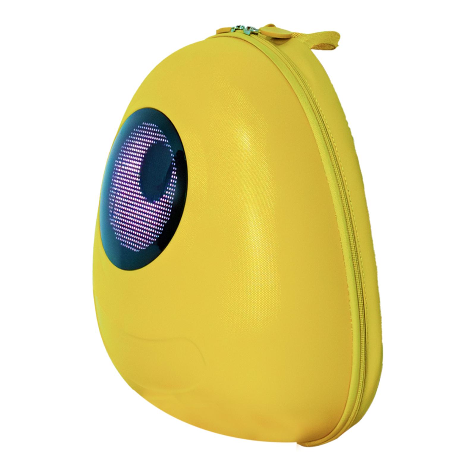 

Led Backpack Cute Backpacks for Girls Big Eyed Backpack Outdoor Riding DIY Led Screen Backpack Via Mobile Phone Control Yellow жёлтый