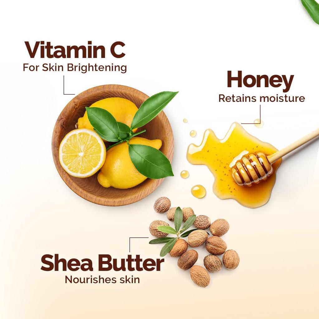 Mamaearth Vitamin C Daily Glow Body Lotion 400ml Pack of 1 For Skin Brightening & Deep Hydration