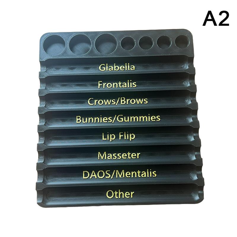 

Лоток для шприцев для косметологов, 3D-печатный держатель флакона/лоток для шприцев для косметологов и медсестер