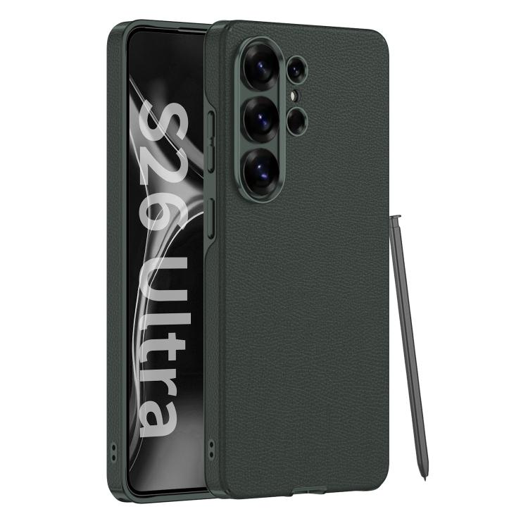 GKK Curved Vegan Leather Full Coverage Phone Case For Samsung Galaxy S26 Ultra 5G