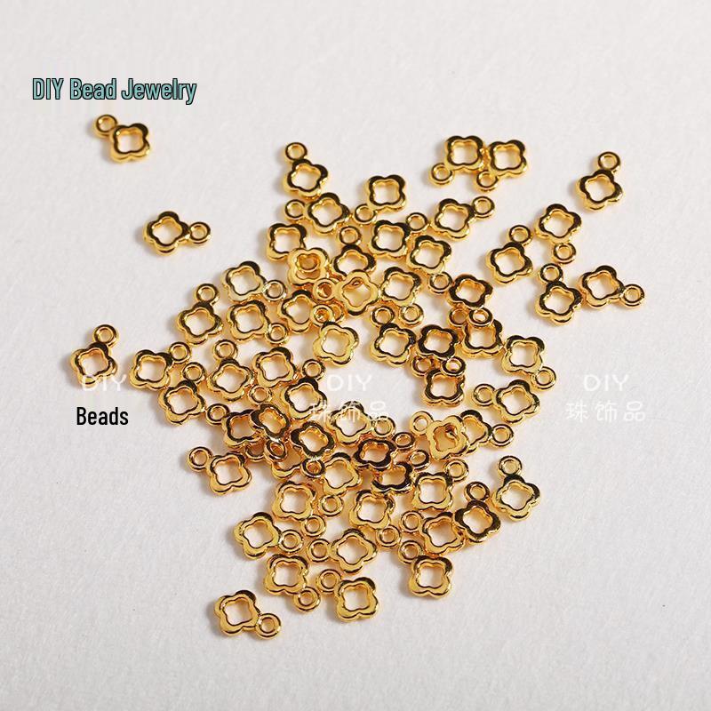 Starlight Moon Bell Pendant Tassel Jewelry DIY Materials - Silver Necklace/Bracelet Beading Accessories