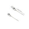304 Stainless Steel Coffee Spoon Long Handle Stirring Spoon Reusable Ice Cream Dessert Spoon Teaspoon Kitchen Tableware