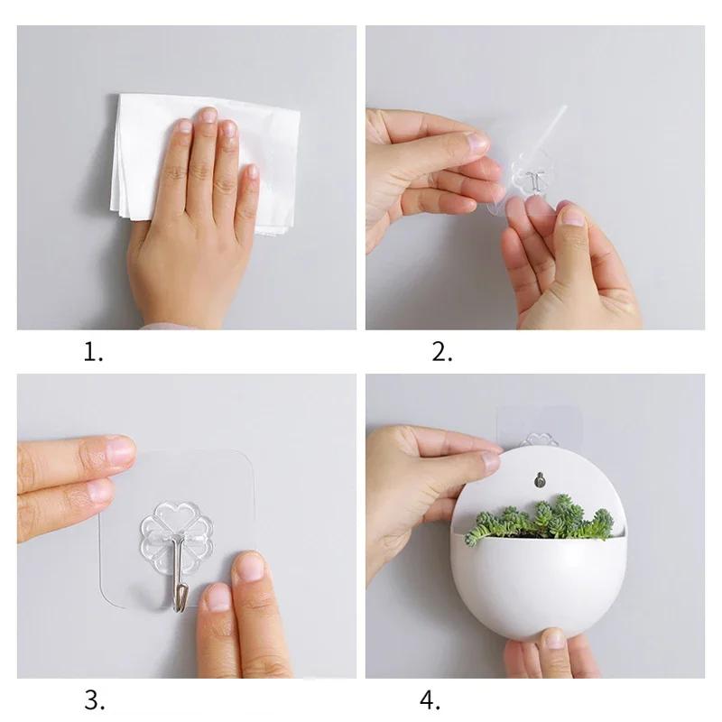 New Nordic Wall-hanging Flower Plants Pot Levitating Plant Vase Home Decoration Wall Storage Organizer Pots Home Accessories