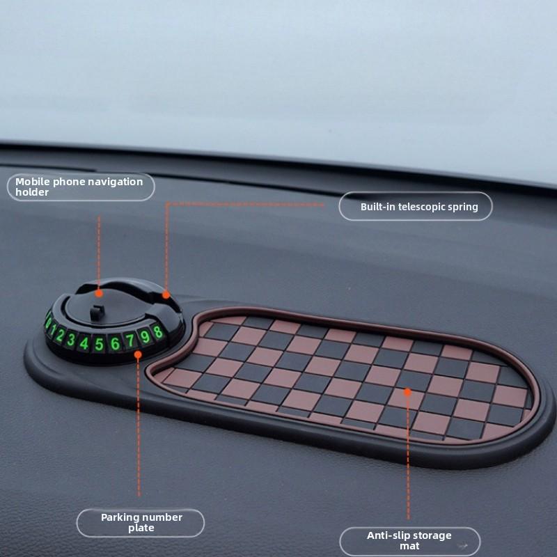 Anti Slip Phone Mat for Car 360 Degree Rotatable Phone Holder Multifunction Interior Accessories Cellphone Automobile Cradle Pad