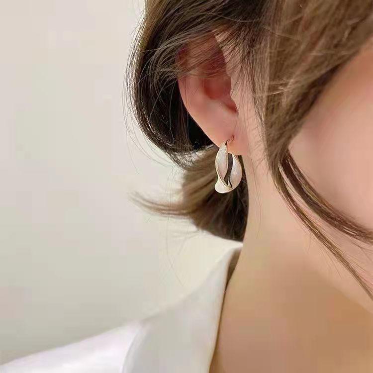 2025 Trendy French-Korean Style Light Luxury Summer Earrings for Women