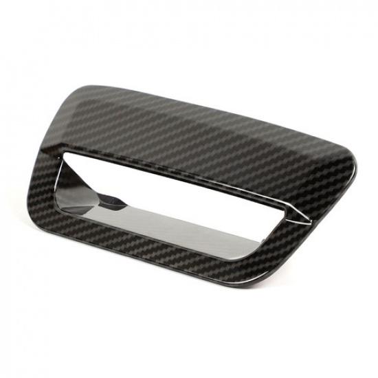 Carbon Fiber Tailgate Handle Bowl Trim Decor Cover for Jeep Grand Cherokee 2014+