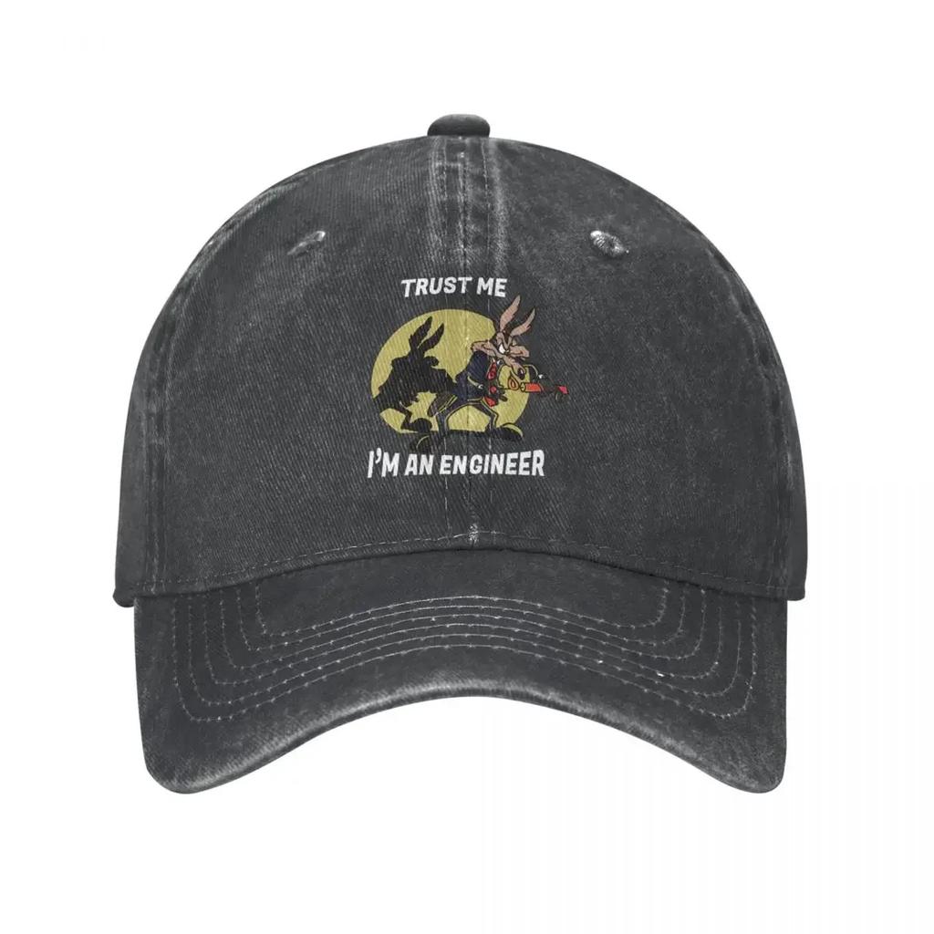 Trust Me Baseball Cap I Am An Engineer Trendy Female Male Washed Hip Hop Hats Adjustable Outdoor Sports Snapback Cap Gift