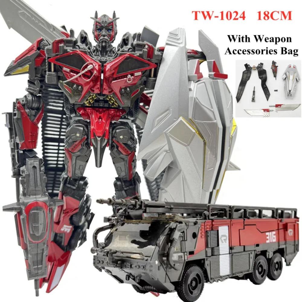IN STOCK NEW BAIWEI 18CM Transformation Toys TW-1024 KO SS Movie Robot Painted Anime Action Figure Car Model Kids Gift TW-1032