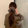 Four-layer Extra-Large Leopard Print Y2K Scrunchie - Early Autumn Style Bun Hair Tie