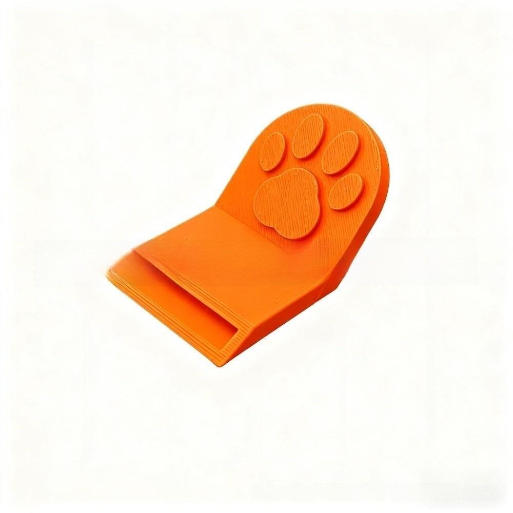 Cute Non-Slip Grip Cat Food Can Opener Easy-Clean Plastic Bottle Opener Cat Paw Ergonomic Canned Food Opener Cat Dog