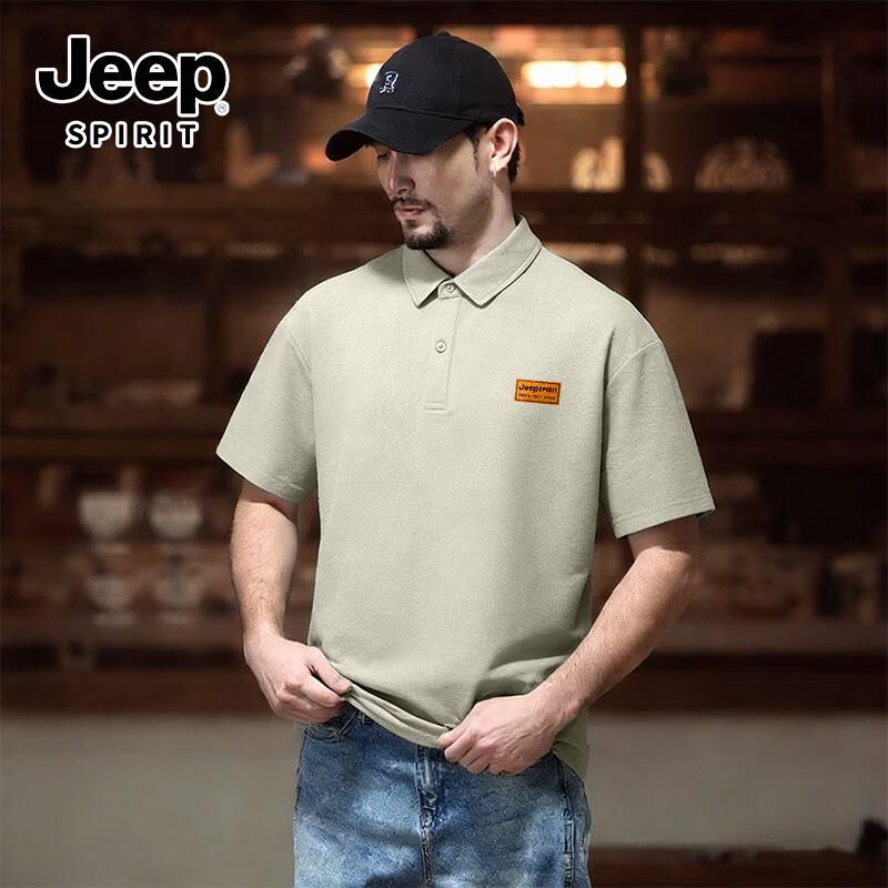 Мужская плотная пике-поло JEEP SPIRIT 3XL
