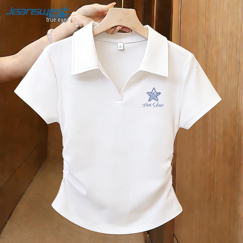 

Поло-футболка Jeanswest Casual Line с синим сердцем M