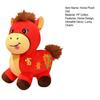 2026 Year of Horse Plush Doll Decoration Wealth Happiness Lucky Symbol Horse Doll Chinese