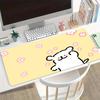 Anime Muster Mauspad XL Computer Büro Tischmatten Gummi Antirutsch Gaming Tastatur Mauspads Lange Schreibtischunterlagen Süßer Hund Spielmatte