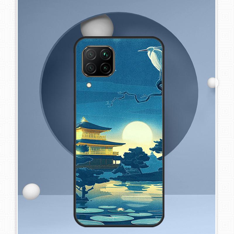 Japanese Style Art For Huawei Nova Y72 Y90 Y61 Y91 Y60 Y70 12s 12i 11i 8i 9 10 SE P20 P40 Lite P60 P30 Pro Case