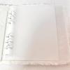 Jallen Gabor Sticker Book A6 Binder - Cute and Fluffy Animal Design for Girls - Stickers with Binder - A6 6-hole, 10 pages per slot (Dog-bellied Dog)