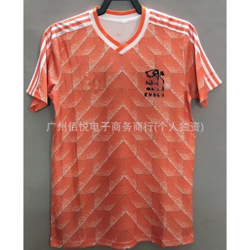 Netherlands Retro Football Jersey 1996 1998 Home Away Single Piece Soccer Shirt Men