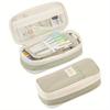 Solid Color Multifunctional Pencil Case - Large Capacity, Retractable, Macaron Shades