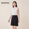 Women's Sleeveless Polka Dot Shirt
