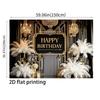 2D Plane 1 Piece with a Gatsby-style Black and White Striped Decorative Art Background Suitable for Festivals