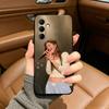 Pop singer-Gracie-A- Abrams Black Soft Silicone Phone Case for Samsung Galaxy A73, A71, A72, A70, A53, A52, A51