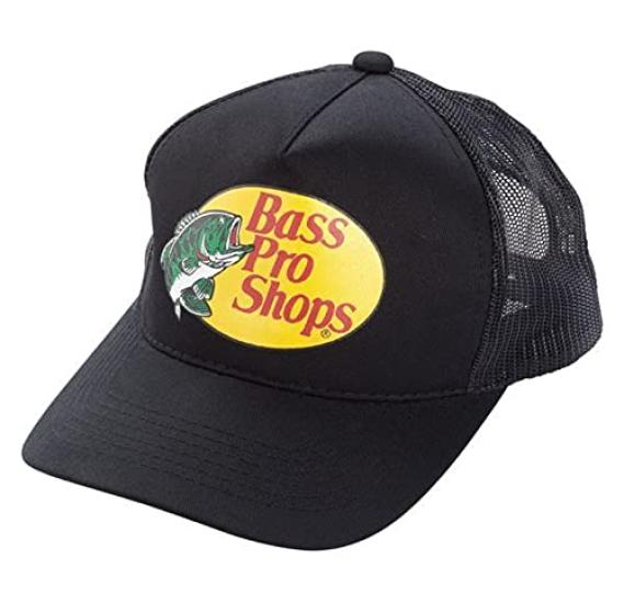 

Pro Оригинальная сетчатая кепка Bass Pro Shops ЧЕРНАЯ [Bass Shops] чёрный