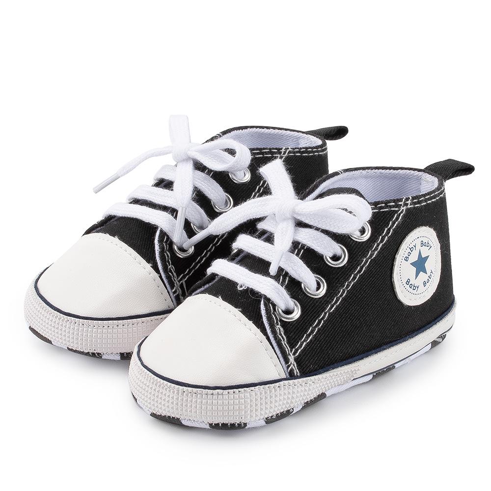Hot-Selling Classic Canvas Baby Shoes: Soft Sole Toddler Walking Shoes