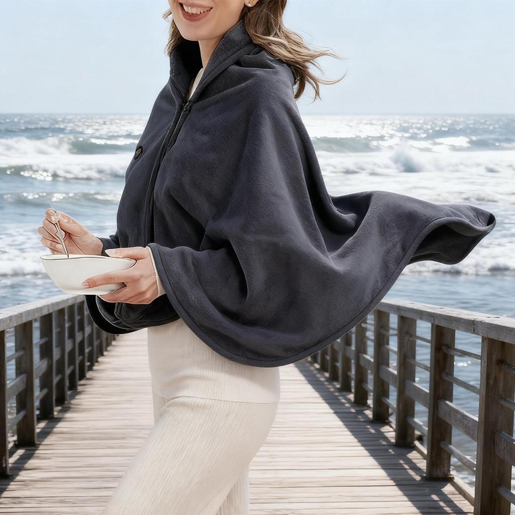 Heated Shawl USB Rechargeable Wearable Electric Shawl Rechargeable Heated Blanket For Room Offices School Travel Camp Picnic