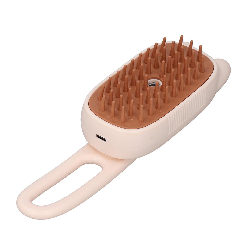 Pet Steam Brush Rechargeable Grooming Massage Cat Dog Water Brush with Handle for Shedding Bathing