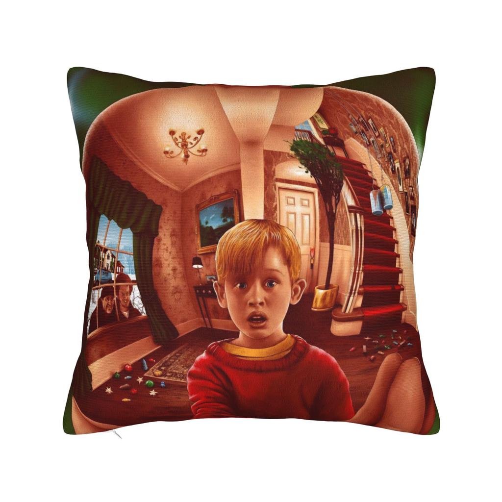 Trendy Home Home Alone Christmas Comedy FilmDecoration Pillowcases Merch Pillow Cover Zippered Multi Size