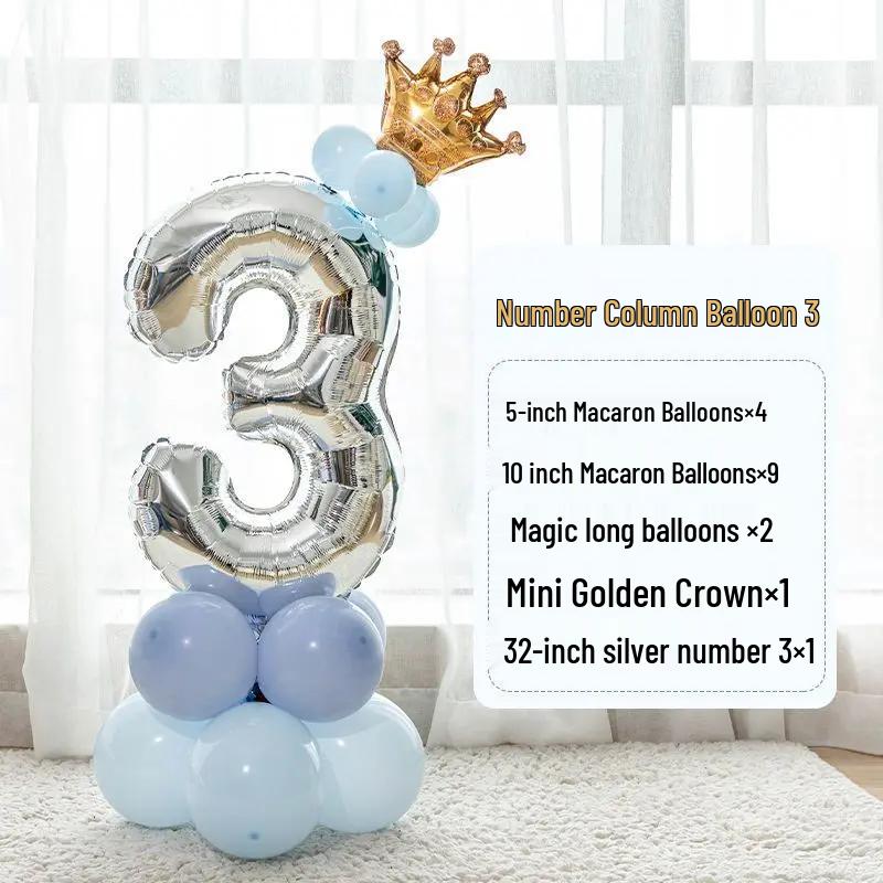 Złote Balony z Cyframi na Urodziny i Imprezy