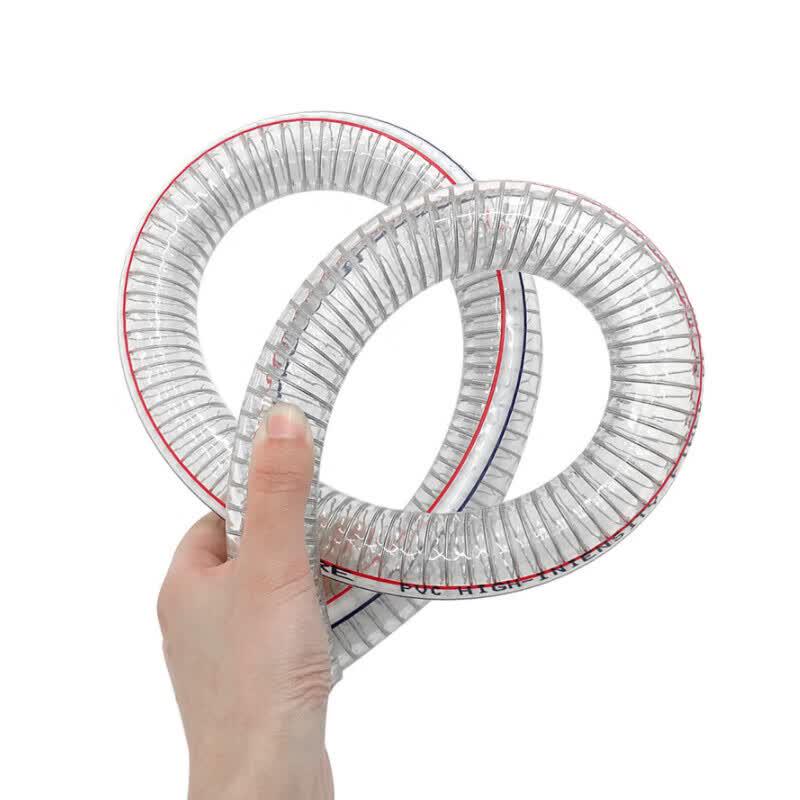 Transparent PVC Steel Wire Reinforced Hose