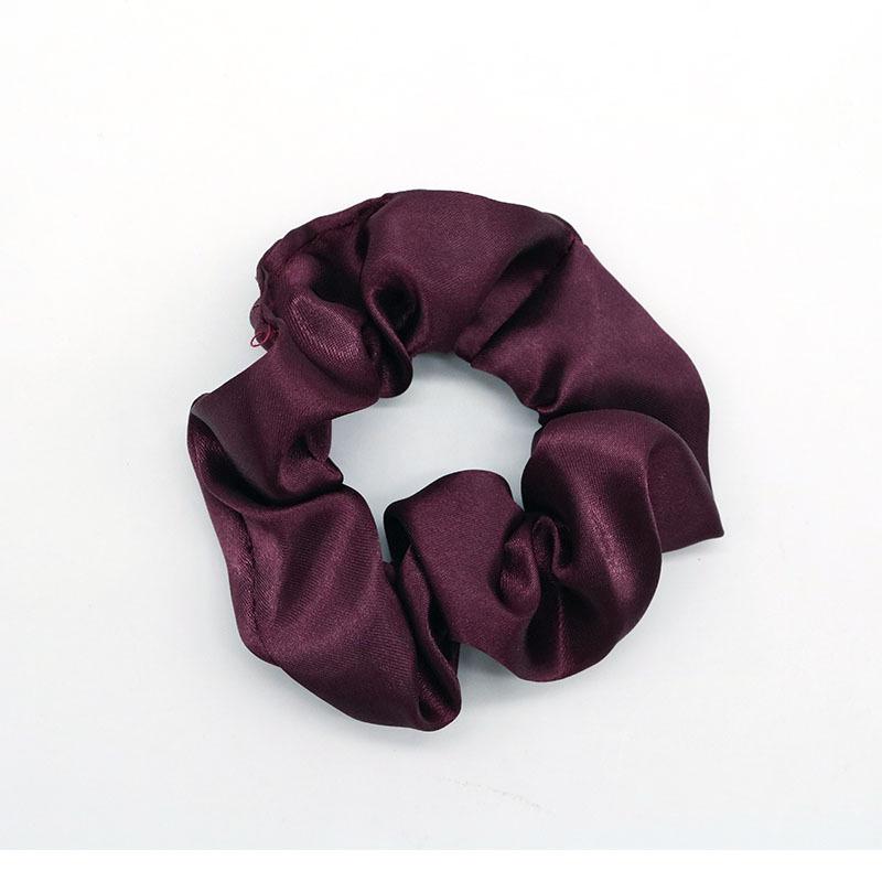 Vintage French Satin Silk Hair Tie - Retro Versatile Accessory
