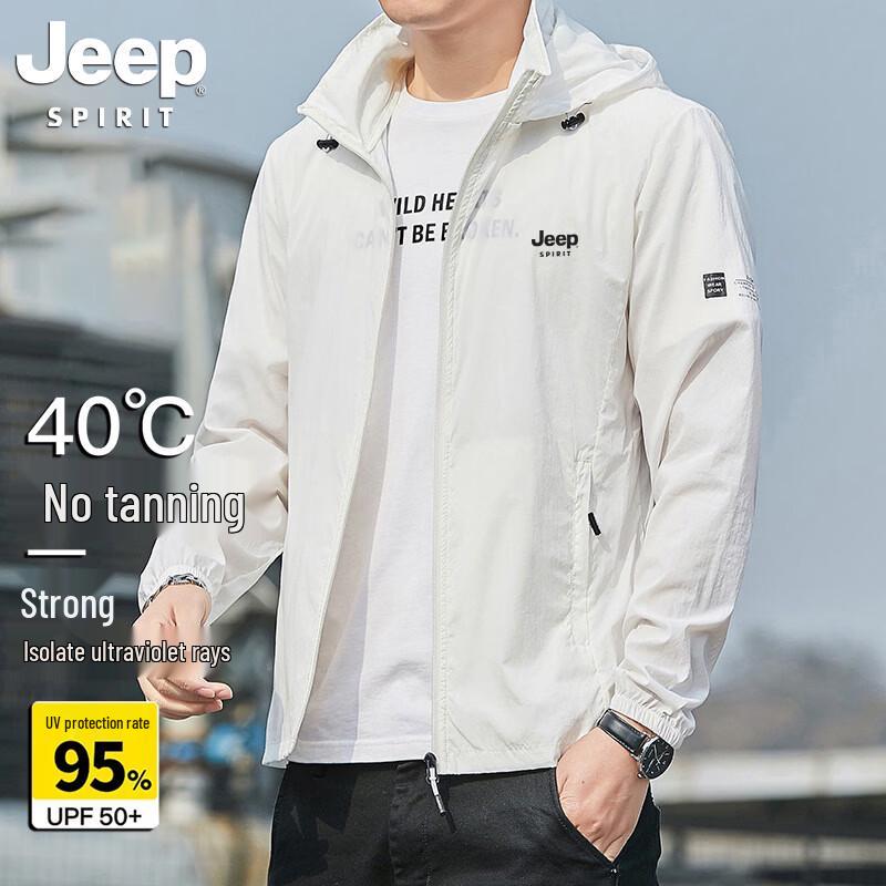 JEEP SPIRIT Men s Ice Silk Sun Protection Jacket XL