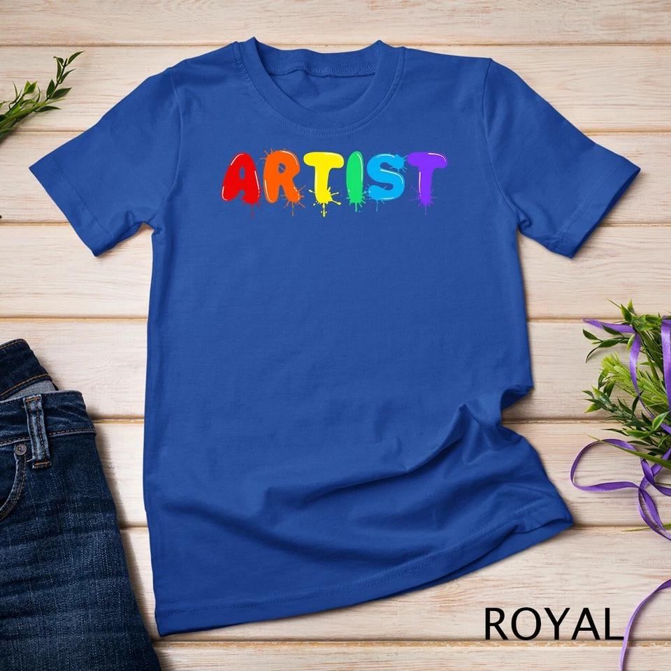 Funny Artist Art Men Women Kids Artsy Drawing Painting Lover Unisex T-shirt 8 XL