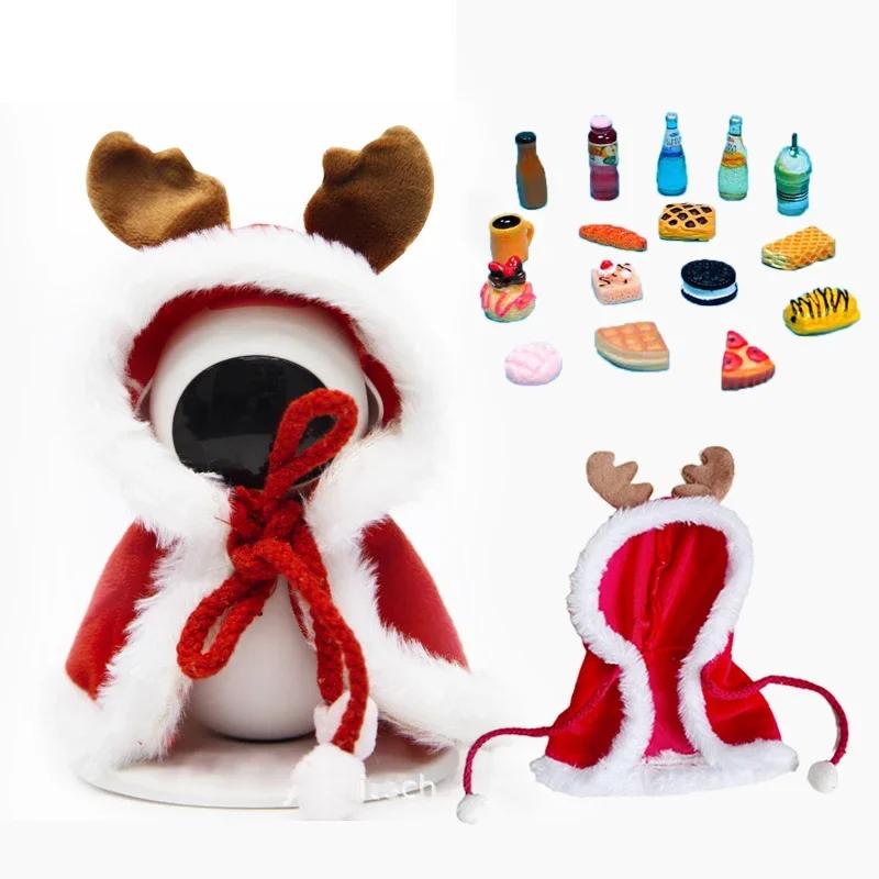 Kompatibilní s Eilik Robot 1PC Clothes a 20PCS Mini Toys Santa Hat (Zahrnuje pouze oblečení a hračky, nezahrnuje robota)