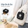 Outdoor Dog Treat Bag Portable Training Food Pouch Snack Pocket for Puppy Walking Obedience Reward Holder Pet Supply Use Clip